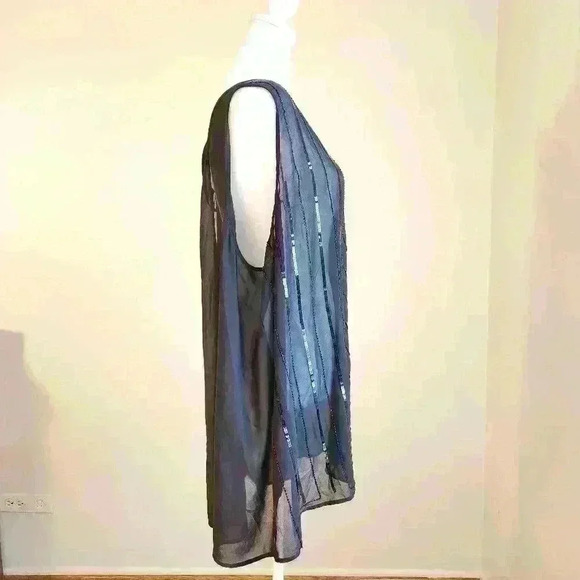 Torrid Premium Romantic Witchy Whimsigoth Mesh Sequin Plus Size Tank Top 5X - Picture 2 of 8